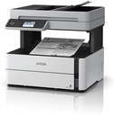 Epson, Ecotank M3170, Impresora Multifuncional Inalámbrica, Monocromática, USB, Wi-Fi, Color Blanco/Negro