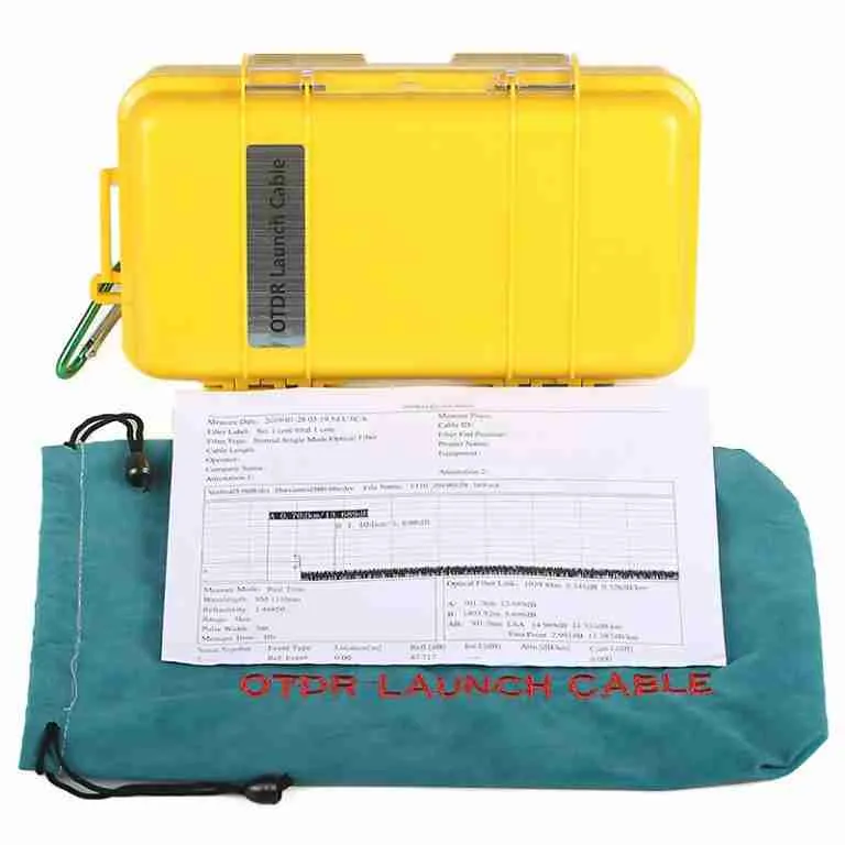 Bobina de lanzamiento (Hibrida) SC/APC a SC/UPC 2km G652D