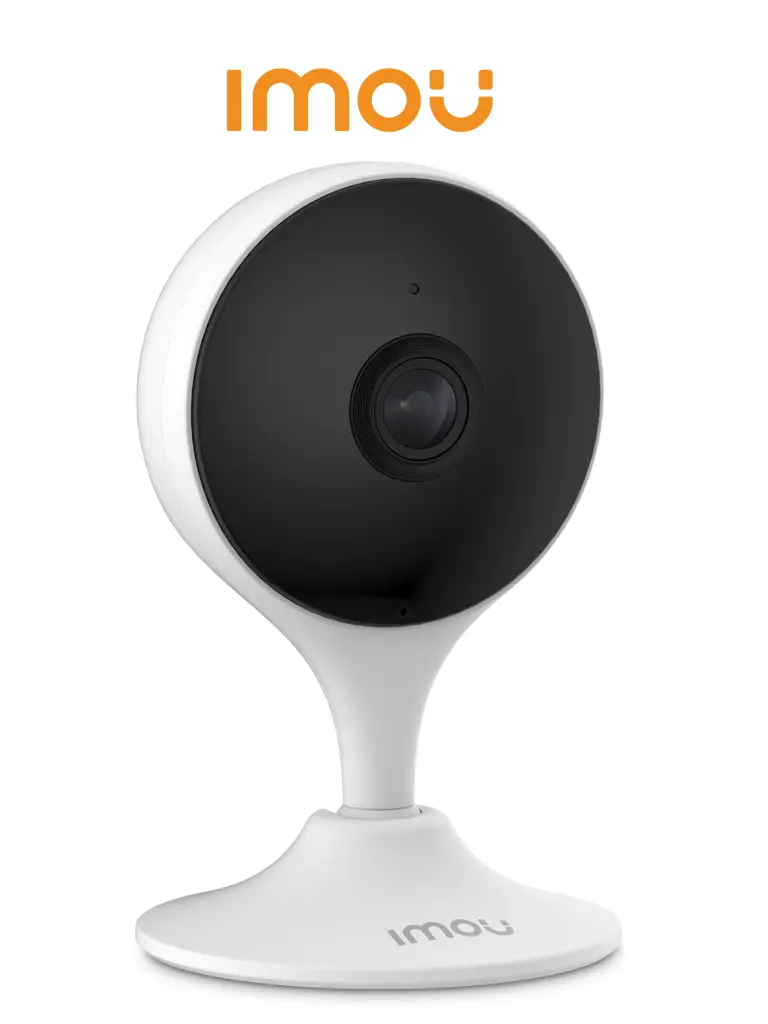Cámara IP WiFi de 2MP con lente de 2.8mm, audio bidireccional, AI, detección de humanos, sirena, micrófono, IR 10m, ranura MicroSD y alarma de ruido. Modelo IPC-C22EN-A Marca IMOU