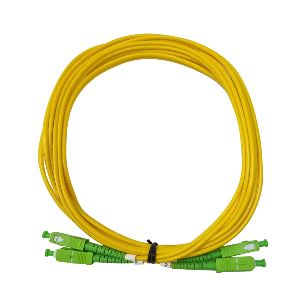 LINET PATCH CORD FIBRA OPTICA MONOMODO SC/APC-SC/APC G652D DUPLEX 3 METROS