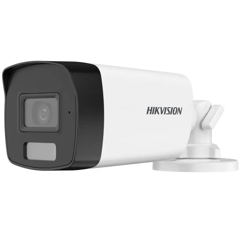 Cámara tipo bala fija de 3K con audio e iluminación híbrida inteligente Modelo 2CE17K0T-LPFS Marca Hikvision