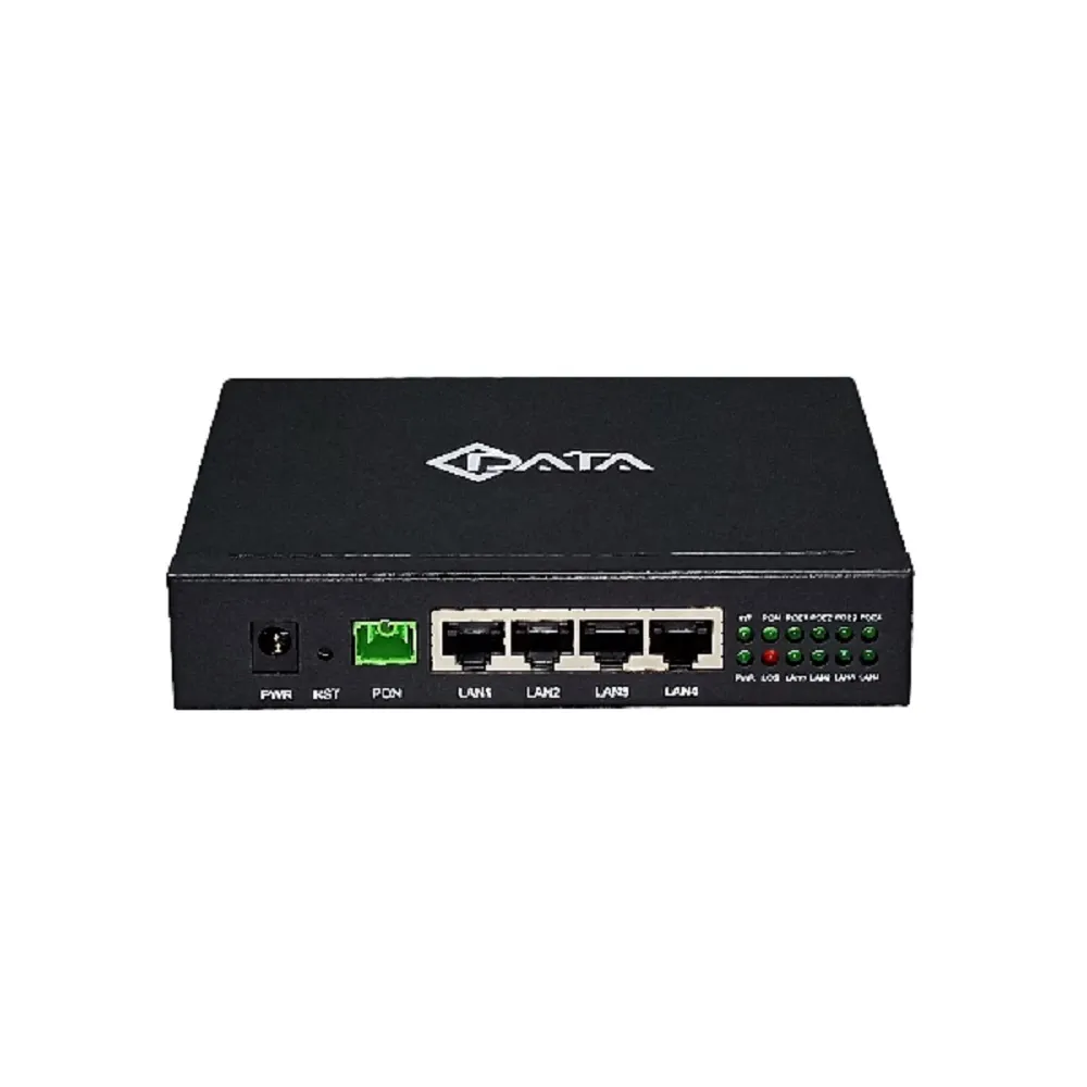 ONT/ONU XPON Bridge PoE/PoE+ con 4 puertos Gigabit Modelo FD514GB-PFX-R410 Marca C-DATA