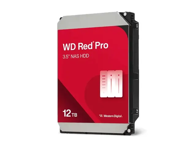 Disco duro - 12 TB - interno - 3.5" - SATA 7200 rpm - SATA Modelo WD122KFBX Western Digital WD Red