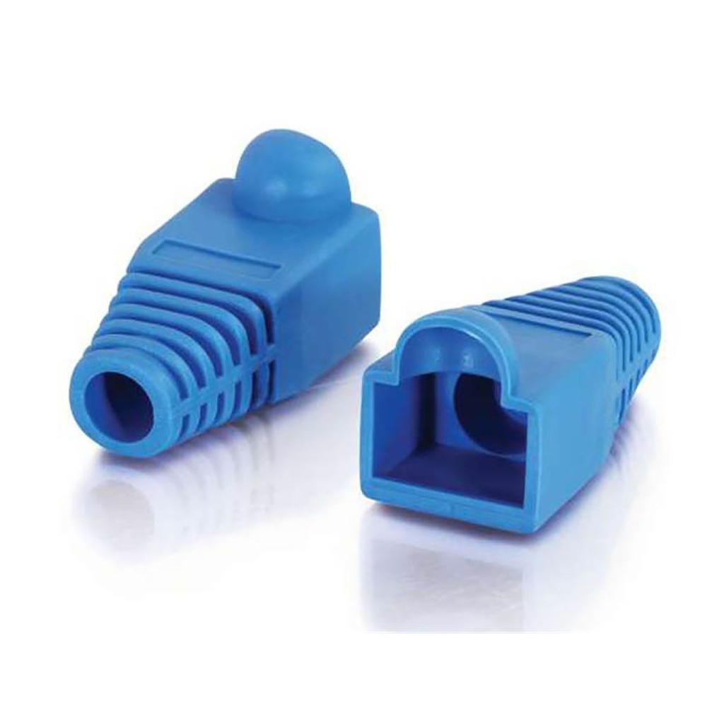 Botas de pvc para conectores RJ45, COLOR AZUL, NEXTLINK