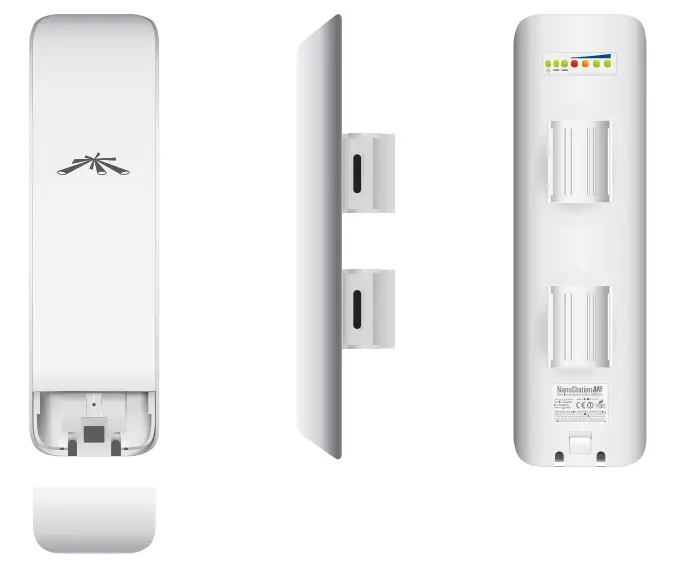 NanoStation airMAX M5 CPE, hasta 150 Mbps, frecuencia 5 GHz (5170-5875 MHz) con antena integrada de 16 dBi Marca Ubiquiti