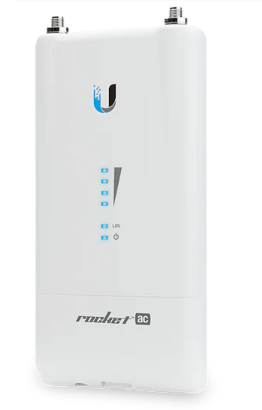 Radio Estación Base airMAX AC Lite hasta 500 Mbps, 5 GHz (5150 - 5875 MHz) Puerto de datos 10/100/1000 Mbps Conectores RF: 2 x RP-SMA Anchos de canal ajustables PTP hasta 80 MHz, marca Ubiquiti
