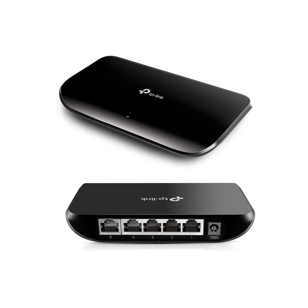 SWITCH 5 PUERTOS GIGABIT, marca TP-Link