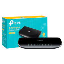 SWITCH de escritorio 8 puertos gigabit 10/100/1000, marca TP-Link