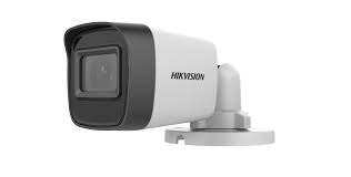 Cámara Bala Turbo 5 Mpx, con audio, lente fijo 2.8mm, IR de 20m, plástica, 4 híbrida, marca Hikvision