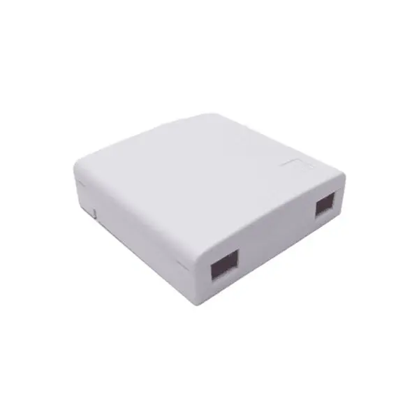 Caja Roseta Terminal 2 Puertos Vacía Interior