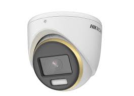 Cámara Turbo domo Color Vu, resolución 1080P, imagen a color 24/7, lente fijo, iluminación LED de 20 mts, 4 Híbrida, carcasa plástica. marca Hikvision.
