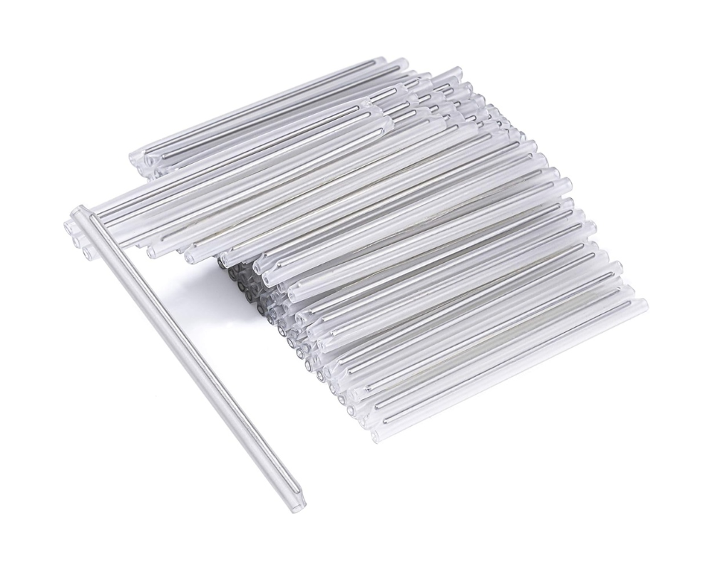 Termo encogible mediano para fusión de fibra óptica medida 60mmx1.2mm 