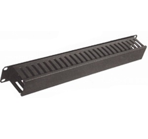 QUEST/ Organizador Horizontal 1 U / Tipo Ducto / 40mmX 60mm / Plastico / Negro