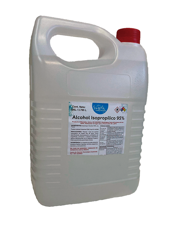 Alcohol isopropílico Galón al 95%