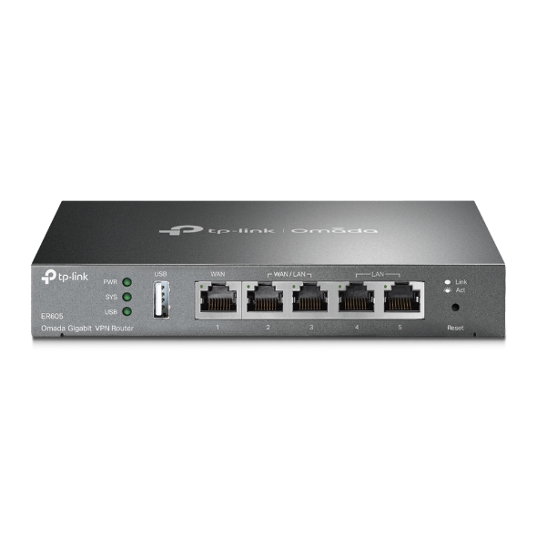 [ER605] Router VPN Gigabit, Linea Omada, 3 puertos WAN, marca TP-Link