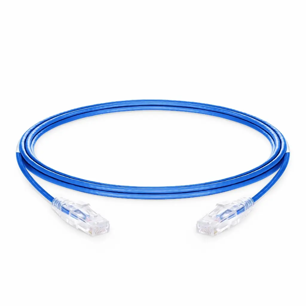 SUPRANET/PATCH CORD SMALL 28AWG /CAT 6/UTP/5FT/AZUL