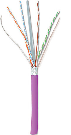 Bobina de cable blindado Siemon- F/UTP- 4 Pares CAT6A, 305 mts.