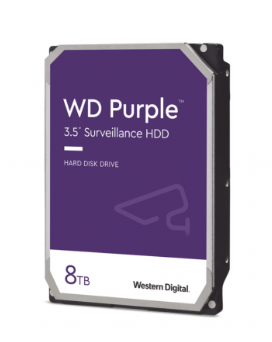 Disco duro - 8 TB - interno - 3.5" - SATA 6Gb/s - búfer: 64 MB Modelo WD84PURZ Marca Purple WD