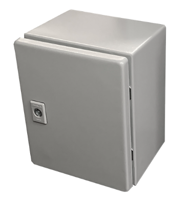 Gabinete metálico tipo nema 4/ip65 de 30x30x15 cm c/platina marca Anclo