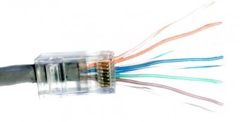 CONECTOR RJ45 PASS THROUGH CAT5