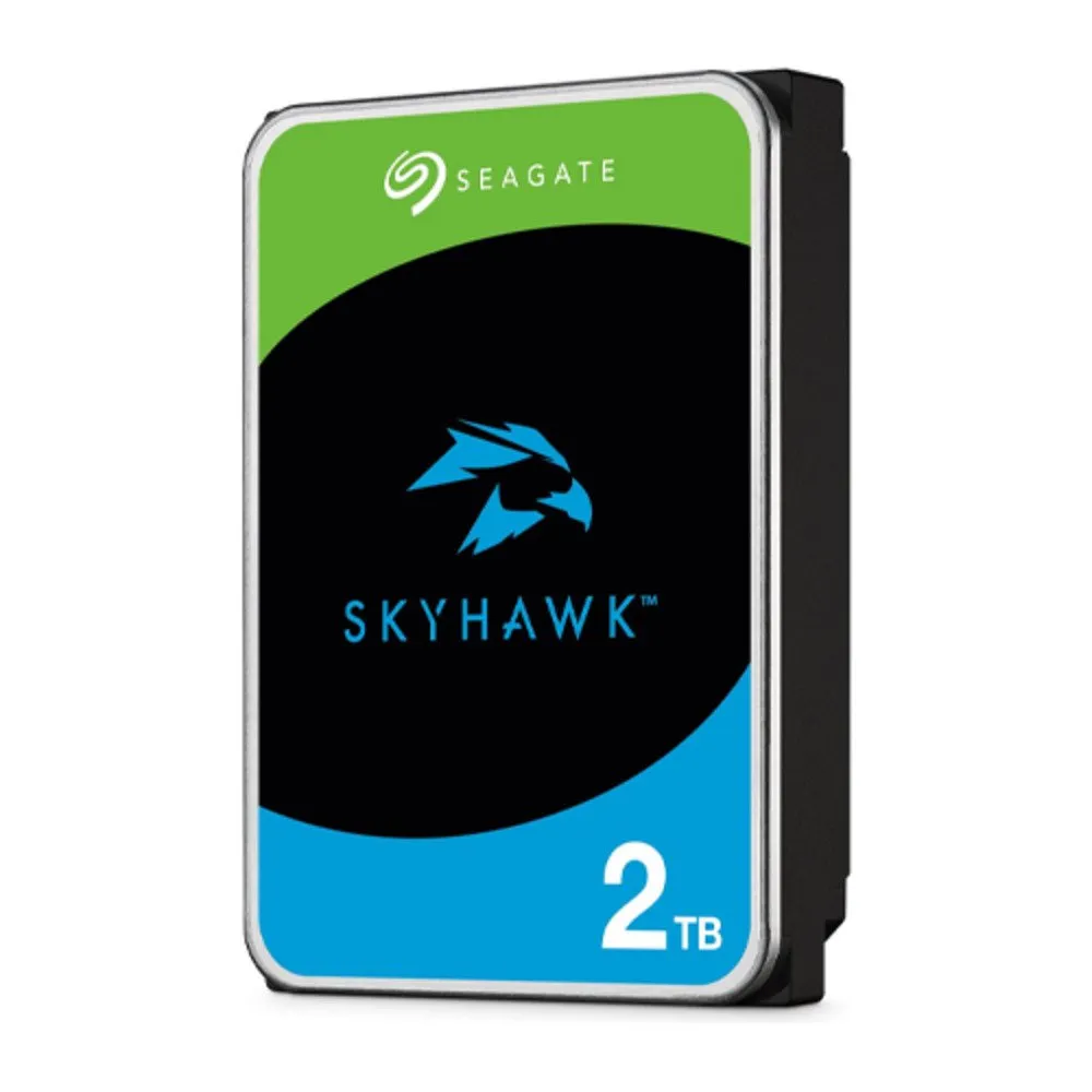 Disco Duro 2 TB, interno - 3.5" - SATA 6Gb/s - búfer: 256 MB - con Recuperación de datos Seagate Rescue de 3 años Modelo ST2000VX017 Marca Seagate SkyHawk 