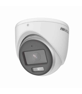 Cámara Turbo domo Color Vu, 2mp Hikvision, Metálica con audio