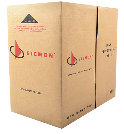 SIEMON /cable UTP cat 6, 23 AWG Cable Interior CM 300 MHZ Gris por Metro