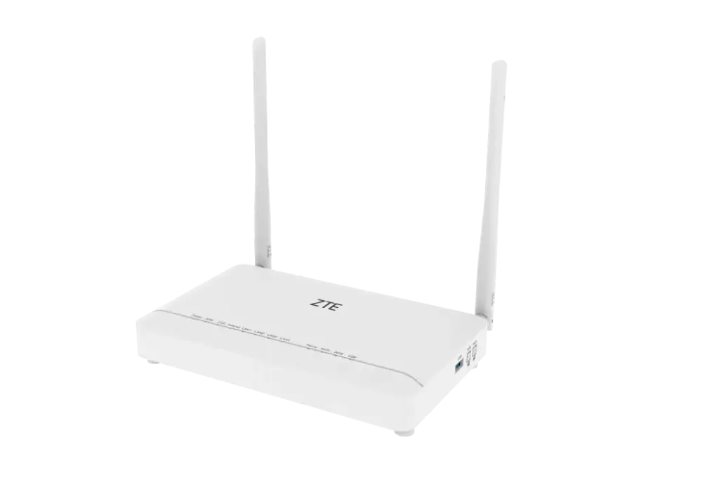 ZTE ONU F670L wifi-acn 2xAntenas Extrenas,  4xGE 2xFXS, USB Host