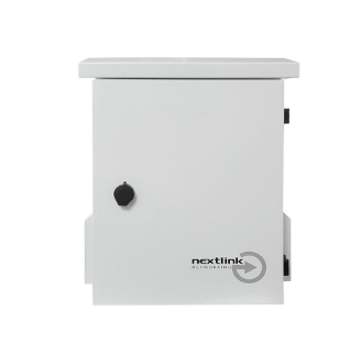 Gabinete Metálico IP65 40X50X20MM con bandejas. Marca Nextlink