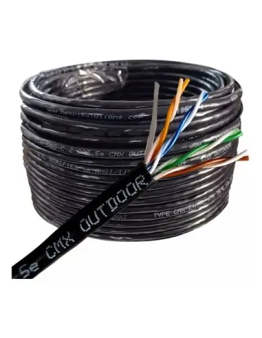 NEXTSTAR CABLE UTP CAT. 6 CCAL EXTERIOR CON GEL POR METRO