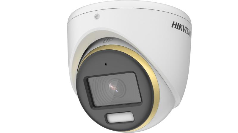 Cámara de torreta fija con audio y luz dual 3K DS-2CE78K0T-LFS de HIKVISION
