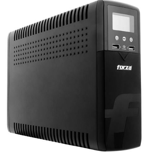 UPS Onda sinusoidal con APFC 1200VA/720W, 10 slds, USB, LCD, 120V marca Forza