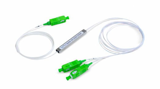 Splitter Óptico PLC 1x2 SC/APC