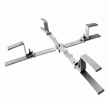 Cruceta para reserva de fibra óptica galvanizada 3/16 x 75 cm 