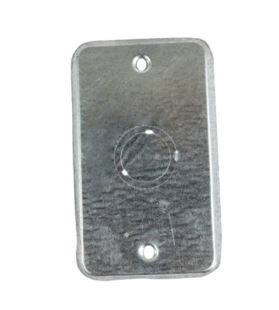 TAPADERA RECTANGULAR GALVANIZADA CIEGA , Dimensiones: 2 x 4 pulgadas