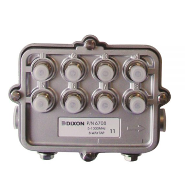 MultiTap Industrial RG500 CATV 8 Salidas 11dB 