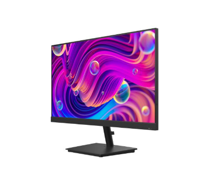 Monitor de 23.8 pulgadas y 100Hz con tecnologia VA 178, dipositivo ultra delgado con bode ultrafino en 3 lados, pantalla LVDS FHD de 8 bist (1920x1080) resolucion de ruido 3D diseño de baja luz azul, interfaz dual de HDMI y VGA montaje en pared VESA marca Hikvision  