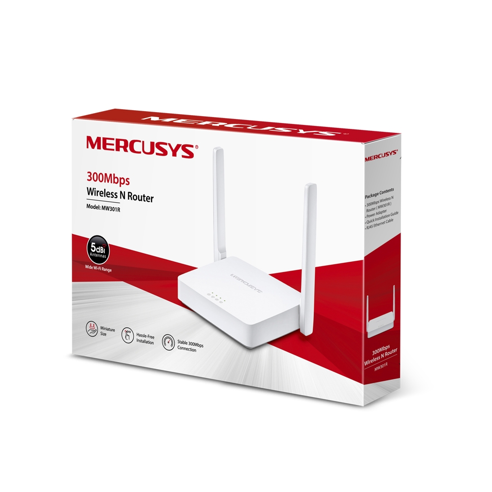 Router MERCUSYS WiFi N 300MBPS-ES (MW301R-ES)