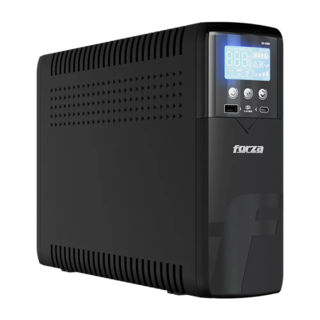 UPS Inteligente Marca Forza Modelo ST-1501 Capacidad De 1500VA (900Watts) Con 10 Salidas 1 Puerto USB-C Y 1 Puerto USB-A