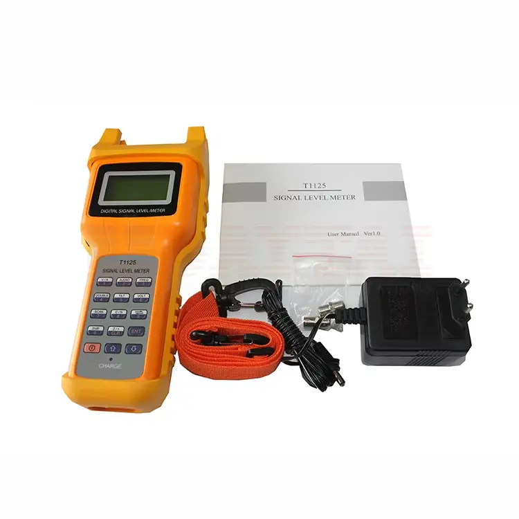 Decibelimetro analago color naraja