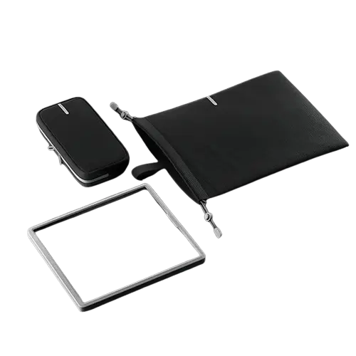 kit de viaje para Starlink Mini 𝗜𝗻𝗰𝗹𝘂𝘆𝗲: Marco de Bordes para Antena, Funda para Antena, funda para cable y transformador,