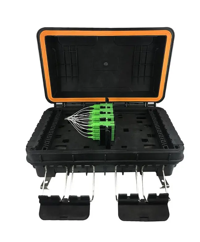 Caja NAP Cuadrada, Completa de 16 puertos SC/APC CM1715 