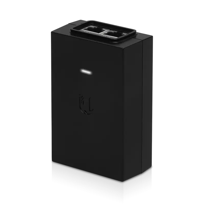 Adaptador PoE Ubiquiti de 50 VDC, 1.2 A puerto Gigabit para equipos airFiber