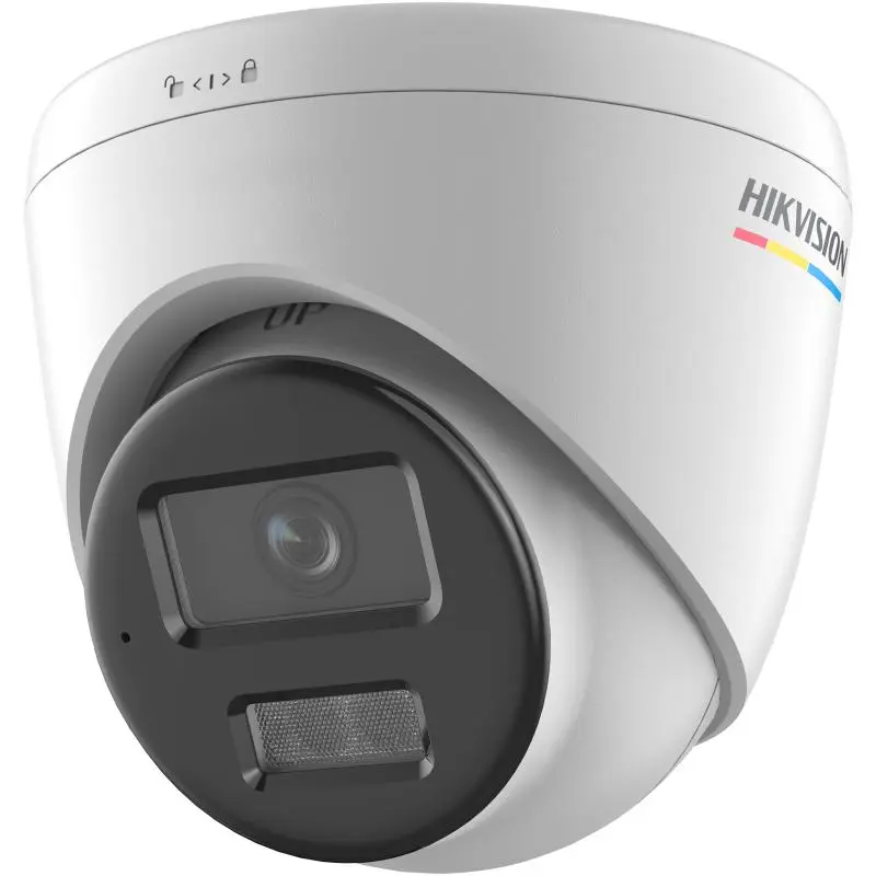 [Dual Light + ColorVu] Turret IP 2 Megapixel / Lente 2.8 mm / 30 mts IR + 30 mts Luz Blanca / Micrófono Integrado / ACUSENSE Lite / Exterior IP67 / dWDR / PoE / Micro SD