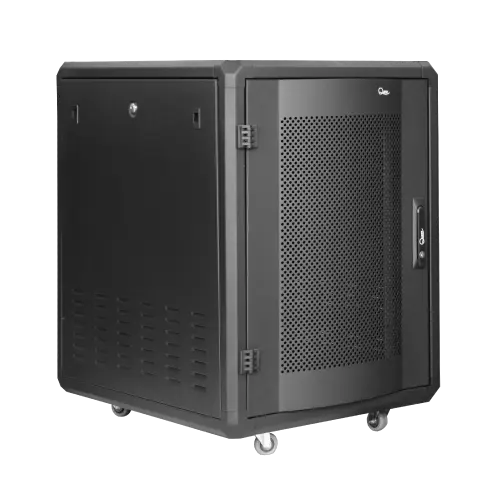 GABINETE DE PISO Medidas 15U Altura 85.7cm Ancho 58cm, Fondo 81cm Marca QUEST