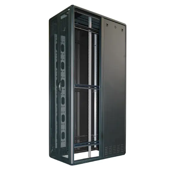 Gabinete de Piso 45U Altura 219cm, Ancho 80cm, Fondo 12 cm Marca QUEST