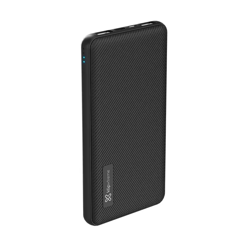 Klip Xtreme - Power bank - 24 pin USB-C / 5 pin Micro-USB Type B Klip Xtreme 24 pin USB-C / 2 x 4 pin USB Type A Lithium polymer Para Smartphones 10.000 mAh