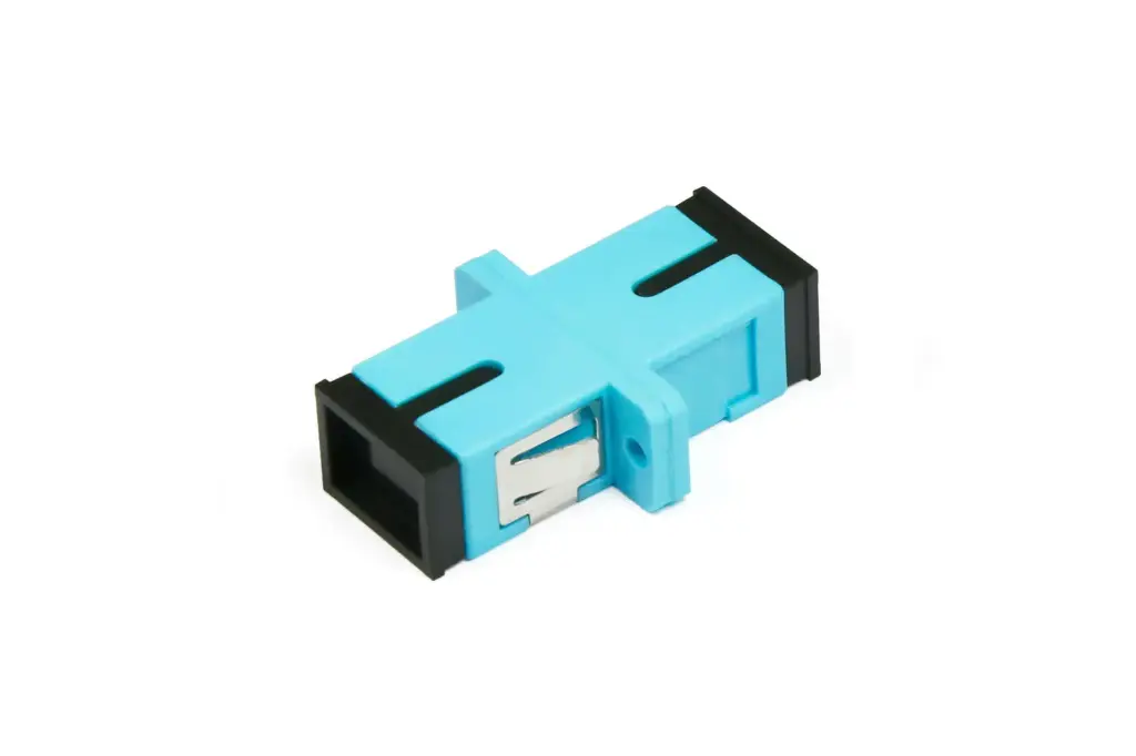 Unión óptica simple Multimodo OM3 SC/UPC (Aqua)