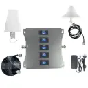 Amplificador de señal de teléfono móvil conjunto completo 2G 3G 4G Lte 5 (700 850 1700 1900 2600 MHz) 