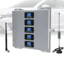 Amplificador de señal para teléfono móvil de alta ganancia para coche, repetidor amplificador de señal de cinco bandas 800 900 1800 2100 2600